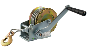 Лебедка барабанная WH25-20 г/п 1100 кг, канат 20 м
