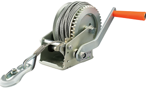 Лебедка барабанная HHW 14-35, г/п 0.65тн, канат 35м
